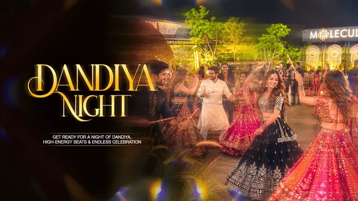 Dandiya Night at Molecule poster