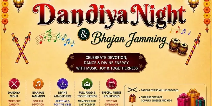 Dandiya Night & Bhajan Jamming poster