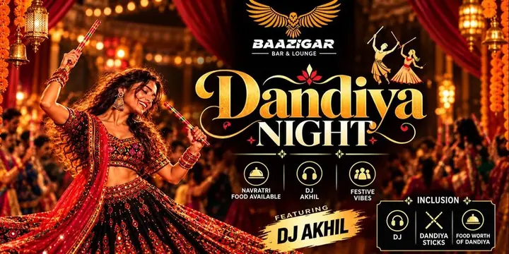 Dandiya Night by Baazigar poster