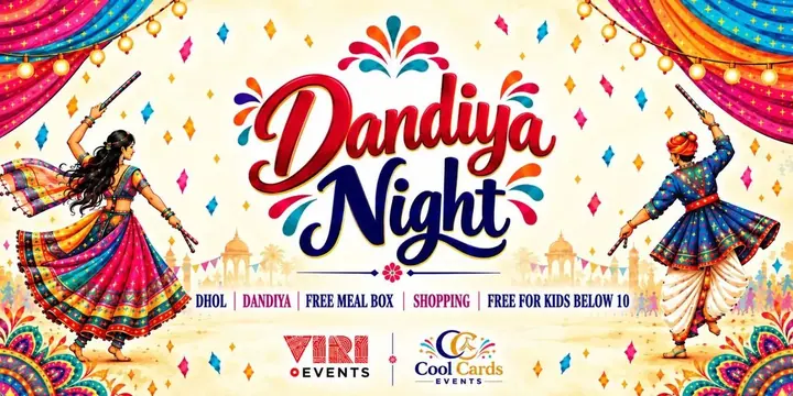 Dandiya Night by ViRi & Cool Card Events poster