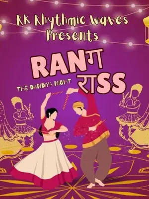 Dandiya Night – Rang Rass by RK Rhythmic Waves poster