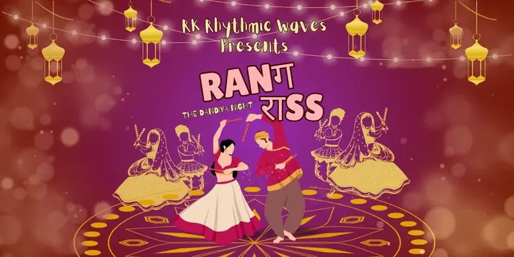 Dandiya Night – Rang Rass by RK Rhythmic Waves poster