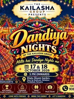 Dandiya Nights by Kailasha poster