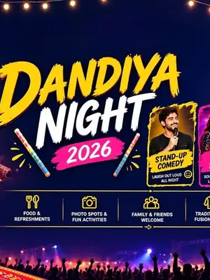Dandiya Nights Muradnagar 2026 poster