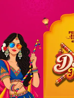 Dandiya Nights – TV9 Festival of India poster