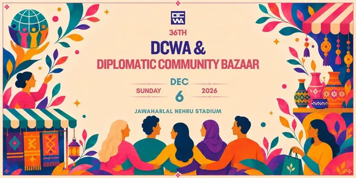 DCWA & Diplomatic Community Bazaar 2026 poster