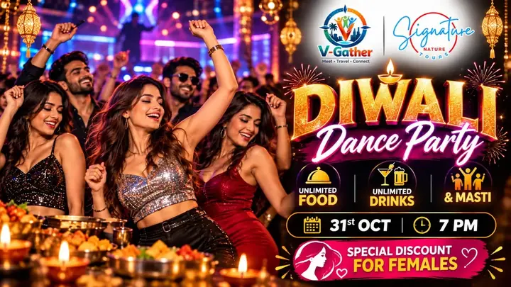 Delhi's Most Happening Diwali Party poster