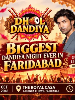 Dhol Dandiya ft. Gurmeet Choudhary, Isha Malviya, Khushi Baliyan poster