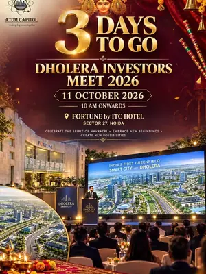 Dholera Investors Meet 2026 poster