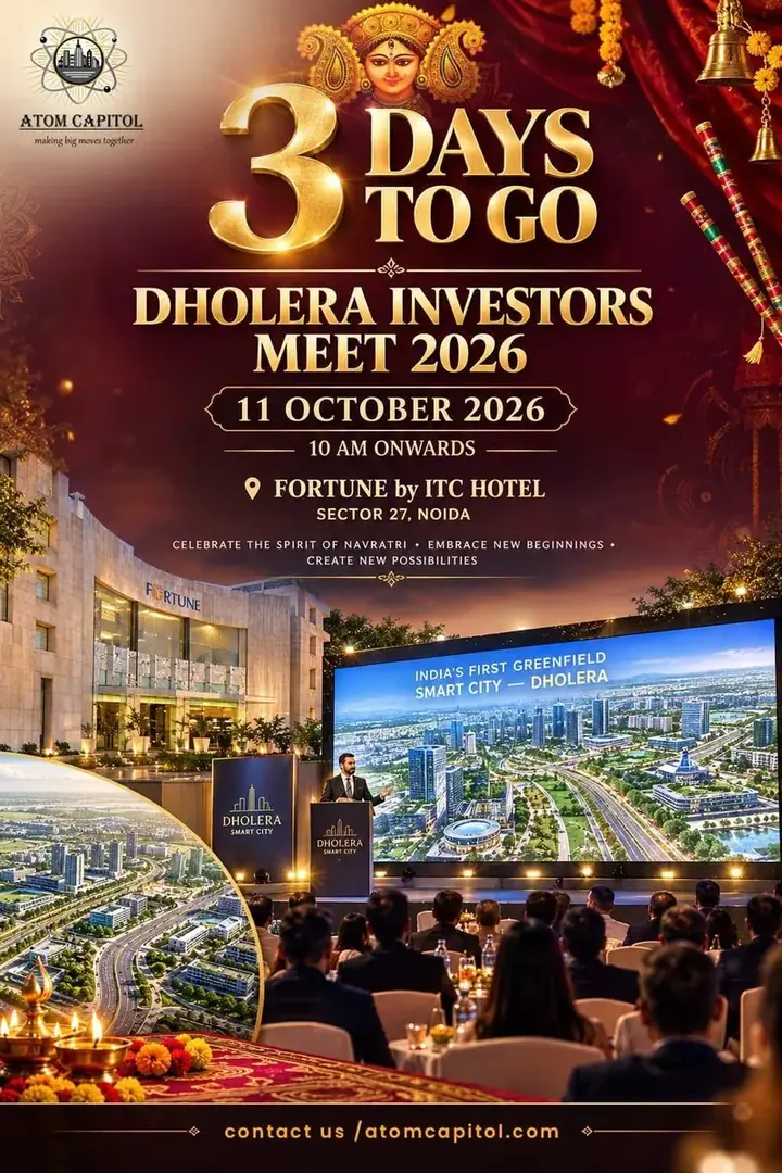 Dholera Investors Meet 2026 poster