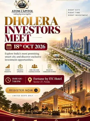 Dholera Investors Meet poster