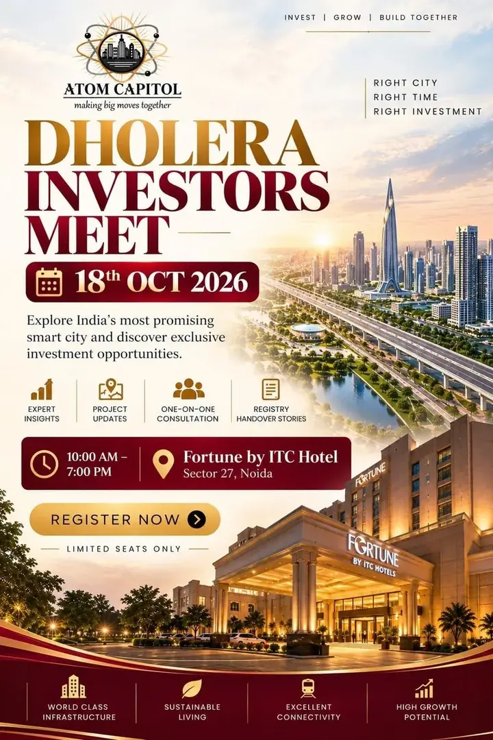 Dholera Investors Meet poster