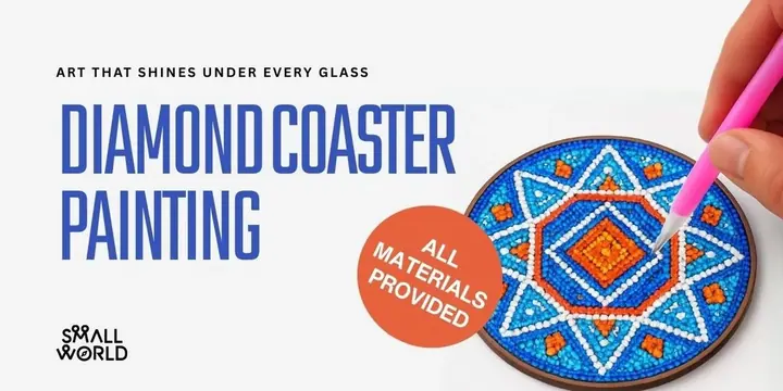 Diamond Coaster Painting poster