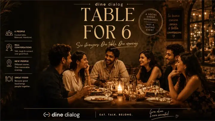 Dine Dialog: Table for 6 poster