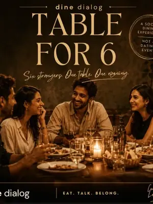 Dine Dialog: Table for 6, DLF Cyber Hub poster