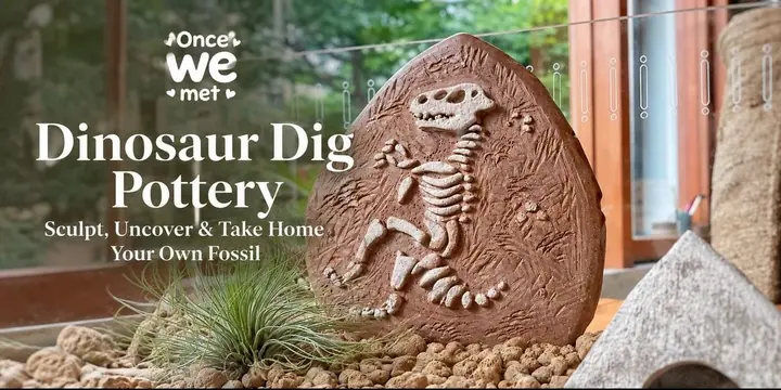 Dinosaur Dig Pottery poster