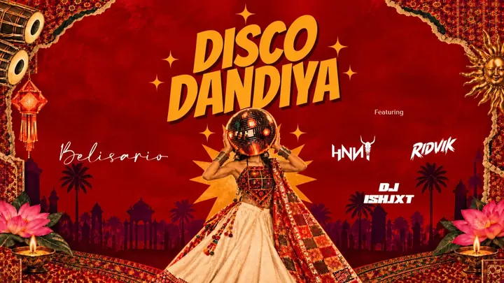 Disco Dandiya at Belisario poster
