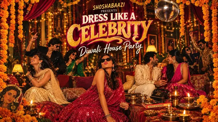 Diwali Party at House: Dress Like A Celeb poster