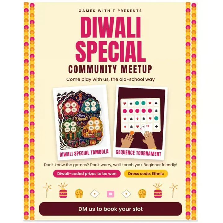 Diwali Special Community Event poster