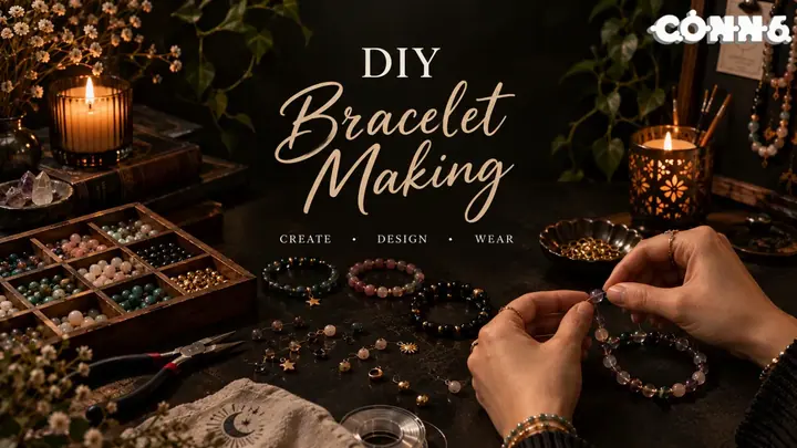 DIY Bracelet Making poster