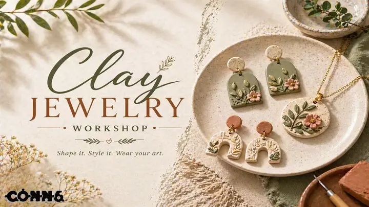 DIY Clay Jewelry poster