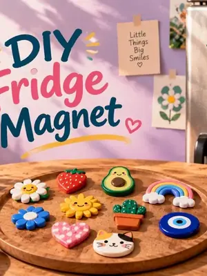 DIY Fridge Magnet poster