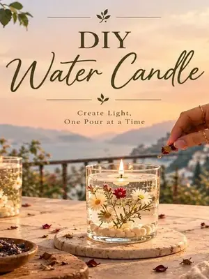 DIY Water Candle poster