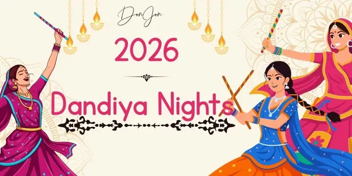 DonJon Dandiya Carnival poster