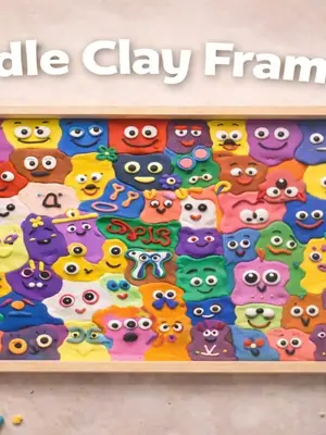 Doodle Clay Frame poster