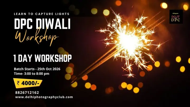 DPC Diwali Photography Workshop poster