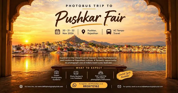 DPC Photobus Trip to Pushkar poster