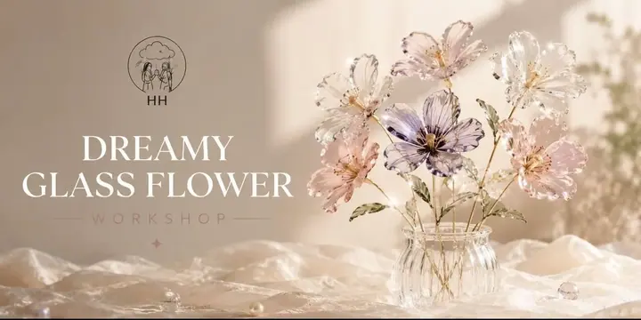 Dreamy Glass Flower poster