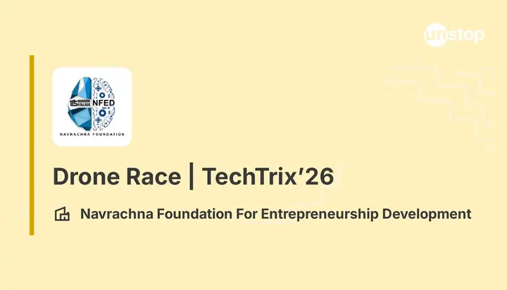 Drone Race – TechTrix'26 poster