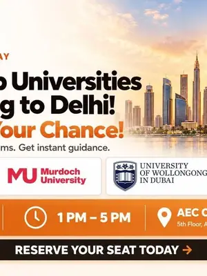 Dubai Admissions Day poster