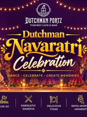 Dutchman Portz Navaratri Celebration 2026 poster