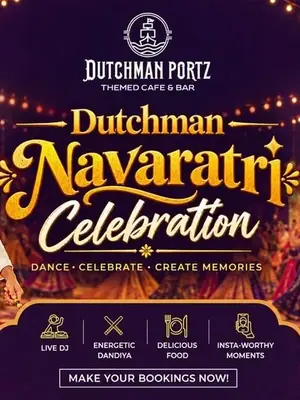 Dutchman Portz Navratri Celebration 2026 poster