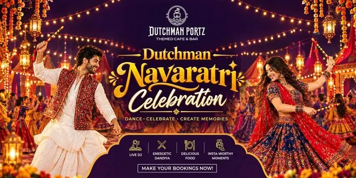 Dutchman Portz Navratri Celebration 2026 poster