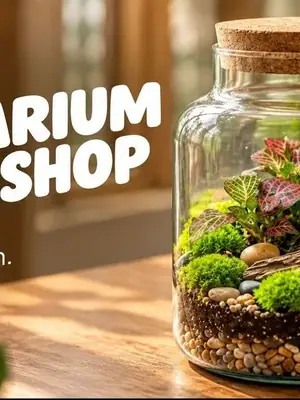 Eco Terrarium Workshop poster