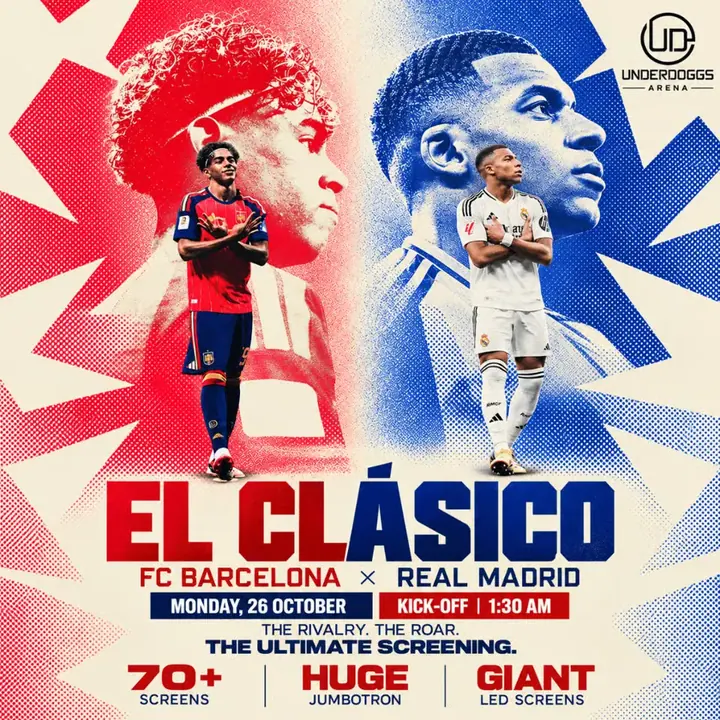 El Clásico: FC Barcelona vs Real Madrid poster