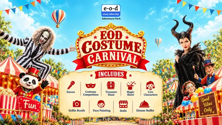 EOD Costume Carnival poster