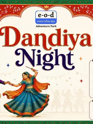 EOD Dandiya Night poster