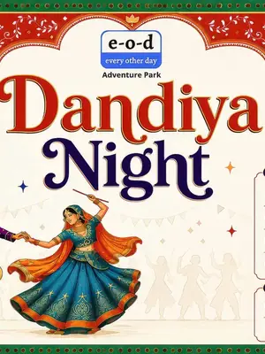 EOD Dandiya Night poster
