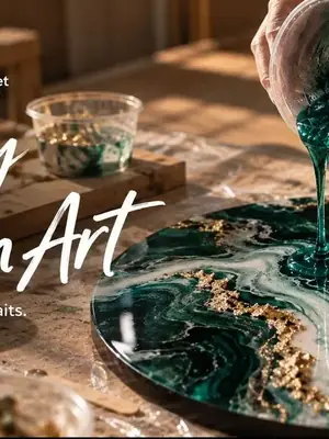 Epoxy Resin Art poster