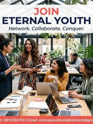 Eternal Youth - Networking and Growth Circle poster