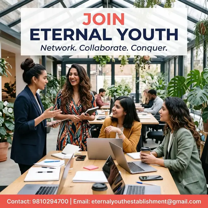 Eternal Youth - Networking and Growth Circle poster