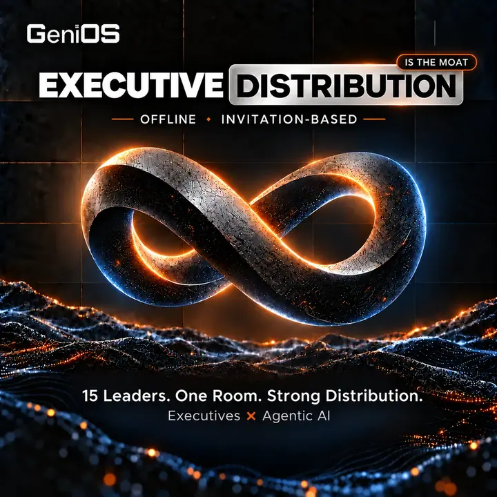 Executives Distribution <> GeniOS poster
