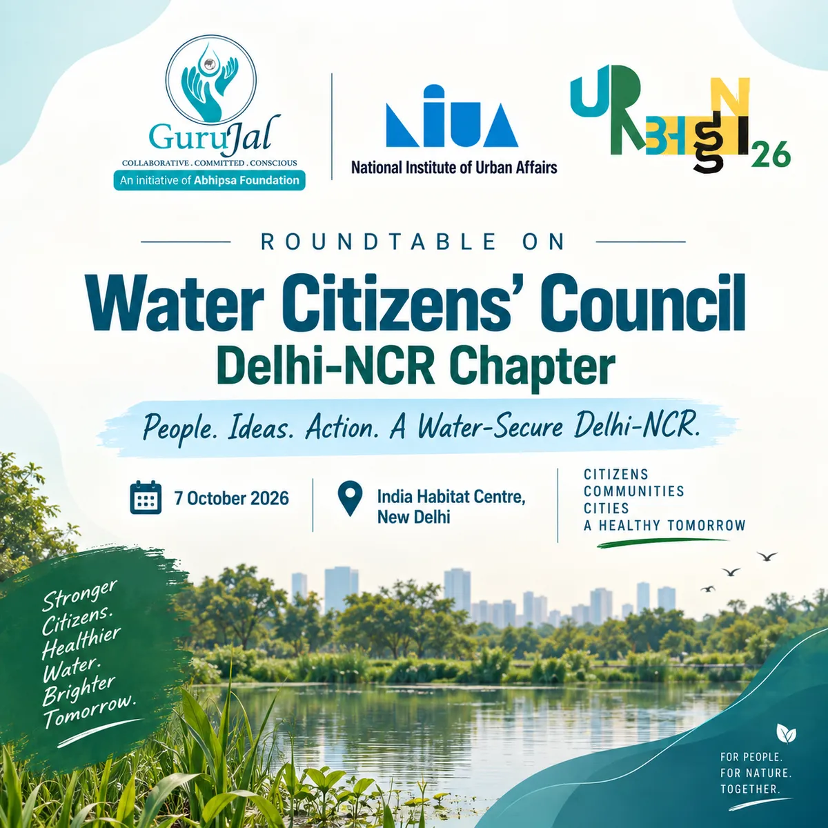 Expression of Interest | Water Citizens' Council — Delhi-NCR Chapter