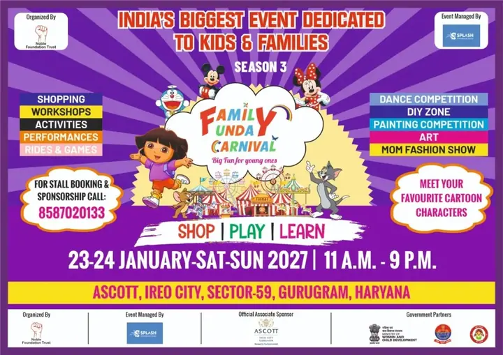 Family Funday Carnival 2027 poster