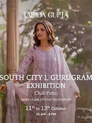 Farida Gupta Exhibition poster