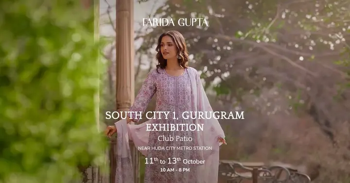Farida Gupta Exhibition poster